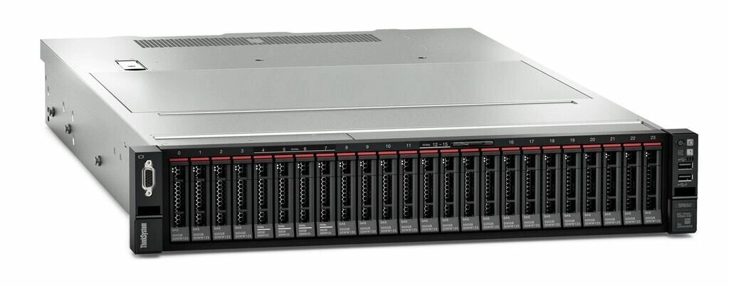 Сервер Lenovo TCH ThinkSystem SR650 Rack 2U,1xXeon Silver 4210 10C (2.2GHz/13MB/85W),1x 16GB/2666MHz/2Rx8/1.2V RDIMM, от компании MetSnab - фото 1