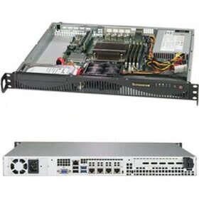 Серверная платформа Supermicro SuperServer 5019C-M4L (SYS-5019C-M4L), 1U, LGA1151, Intel C242, 4 x DDR4, 2 x 3.5quot; от компании MetSnab - фото 1