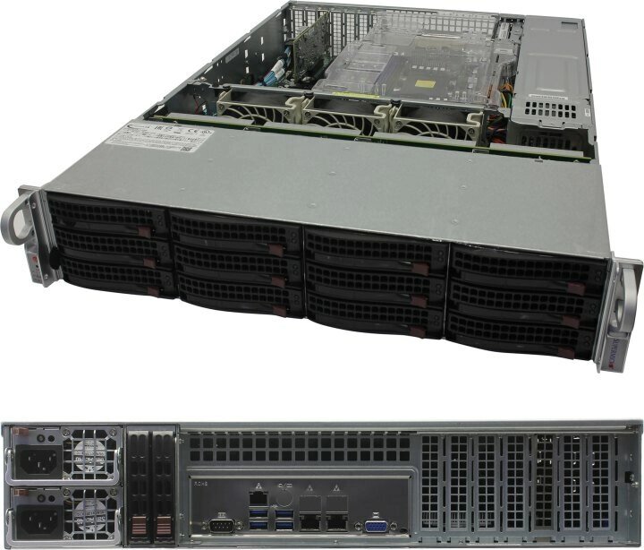 Серверная платформа Supermicro SuperStorage 6029P-E1CR12T от компании MetSnab - фото 1