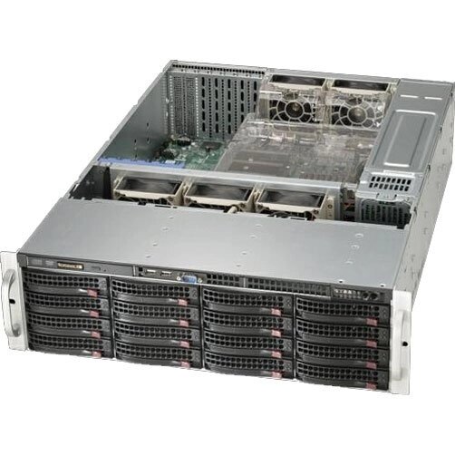 Серверный корпус SUPERMICRO CSE-836BE1C-R1K03B 2x1000W черный от компании MetSnab - фото 1