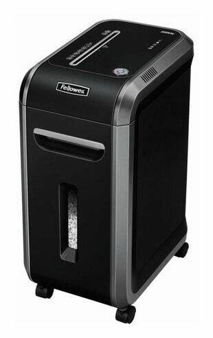 Шредер Fellowes MicroShred 99Ms (секр. P-5)/фрагменты/14лист./34лтр./скобы/пл. карты от компании MetSnab - фото 1