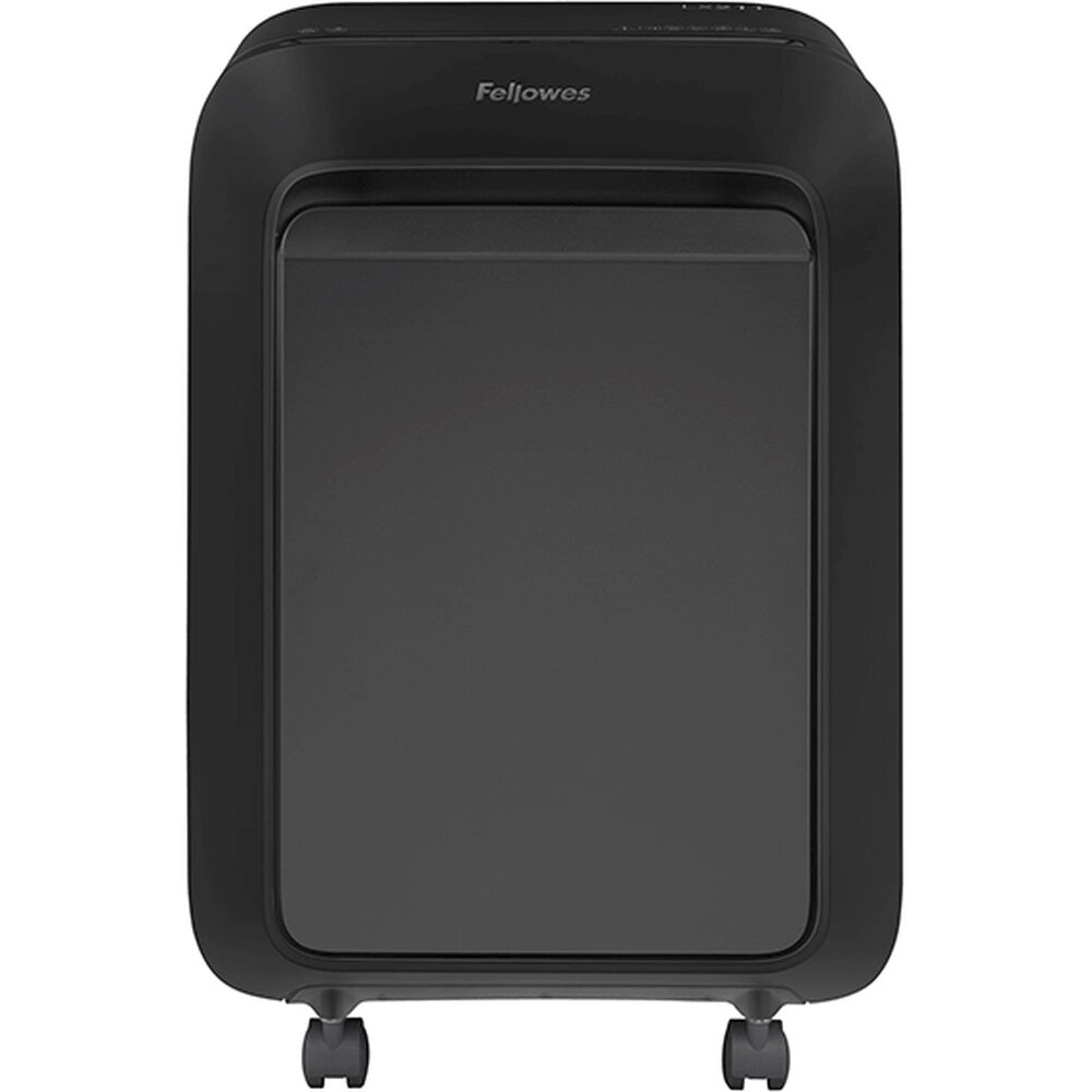 Шредер Fellowes PowerShred LX211 черный (секр. P-5)/перекрестный/15лист./23лтр./скрепки/скобы/пл. карты от компании MetSnab - фото 1