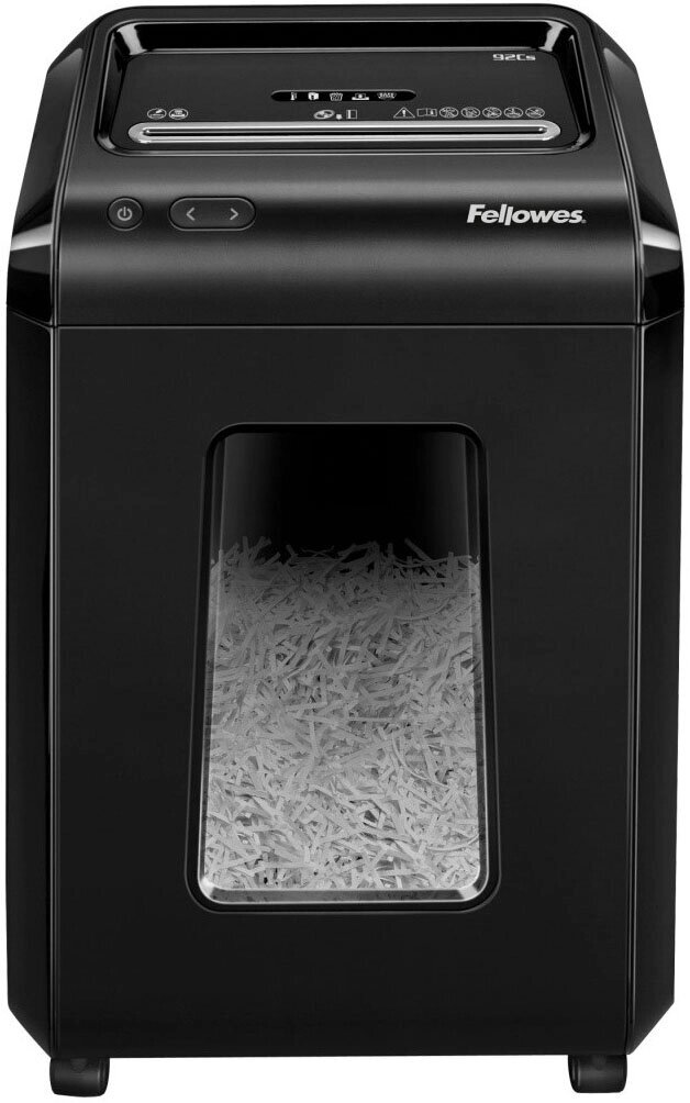 Шредер (уничтожитель) Fellowes Powershred 92Cs, 4x38 мм от компании MetSnab - фото 1