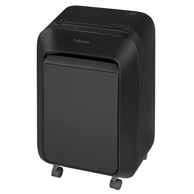 Шредер (уничтожитель) Fellowes Powershred LX211 (2x12 мм) черный от компании MetSnab - фото 1