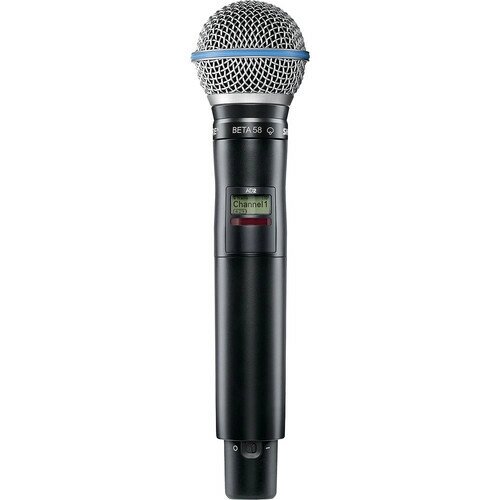 SHURE AD2/B58 G56 470-636 MHz Ручной передатчик системы Axient Digital с капсюлем BETA58 от компании MetSnab - фото 1