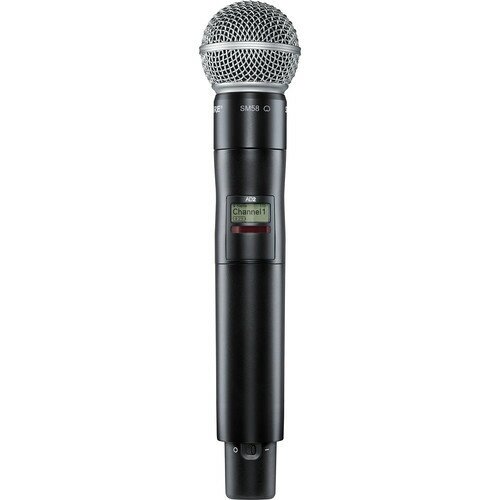 SHURE AD2/SM58 G56 470-636 MHz Ручной передатчик системы Axient Digital с капсюлем SM58. RTD от компании MetSnab - фото 1