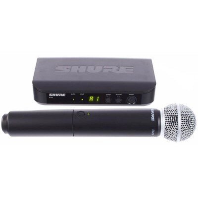 SHURE BLX24E/SM58 M17 662-686 MHz радиосистема вокальная с капсюлем динамического микрофона SM58 от компании MetSnab - фото 1