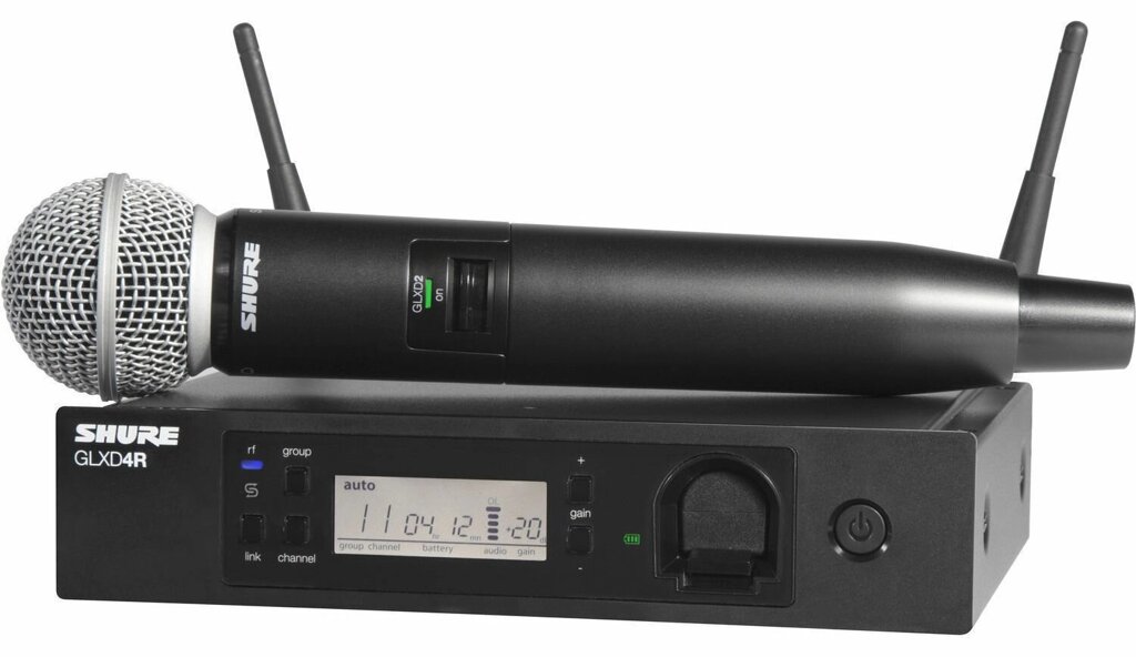 Shure GLXD24RE/B58 Z2 2.4 ГГц цифровая радиосистема GLXD Advanced с капсюлем динамического микрофона Beta 58 от компании MetSnab - фото 1