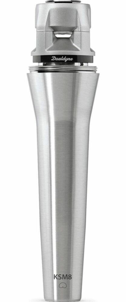 SHURE KSM8/N Dualdyne Cardioid Dynamic Handheld Vocal Microphone, Nickel кардиоидный динамический вокальный микрофон, от компании MetSnab - фото 1