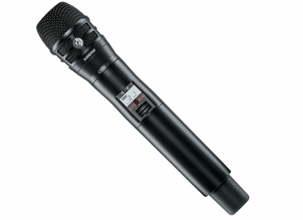 SHURE QLXD2/K8B G51 ручной передатчик серии QLXD с капсюлем микрофона KSM8, диапазон 470-534 MHz от компании MetSnab - фото 1