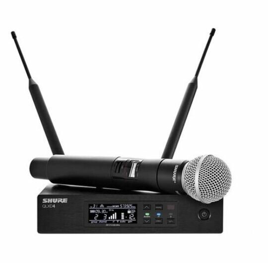 SHURE QLXD24E/B58 G51 радиосистема с ручным микрофоном и капсюлем BETA 58А от компании MetSnab - фото 1