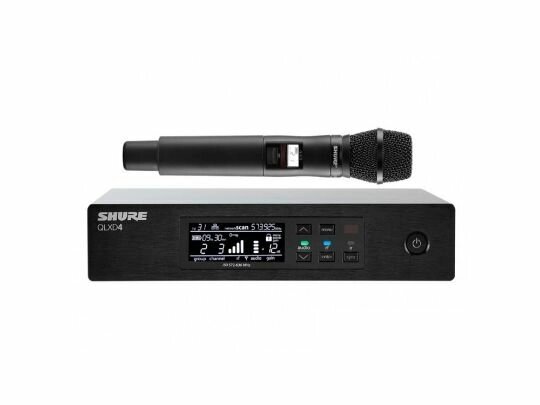 SHURE QLXD24E/SM87 G51 радиосистема с ручным микрофоном и капсюлем SM87 от компании MetSnab - фото 1