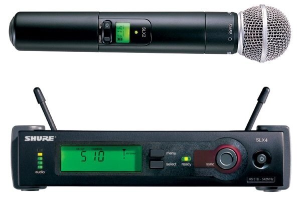 SHURE SLX24E/SM58 P4 702 - 726 MHz профессиональная радиосистема с ручным передатчиком SM58 от компании MetSnab - фото 1