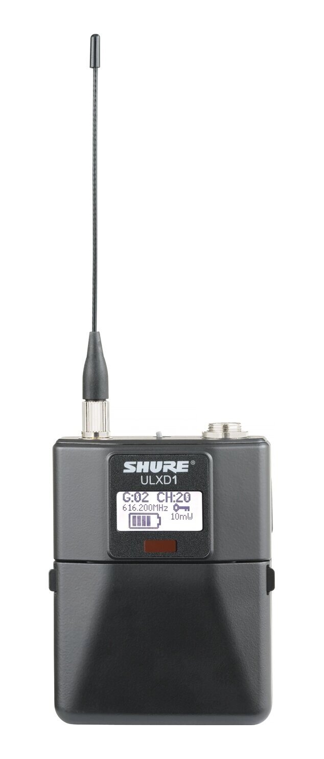 SHURE ULXD1 G51 470-534 MHz поясной передатчик ULXD от компании MetSnab - фото 1