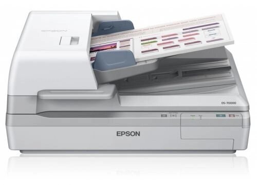 Сканер Epson WorkForce DS-70000 B11B204331 А3, 600dpi, до 70 стр./мин, DADF 200 л, до 8 000 сканирований в день, USB 2.0 от компании MetSnab - фото 1