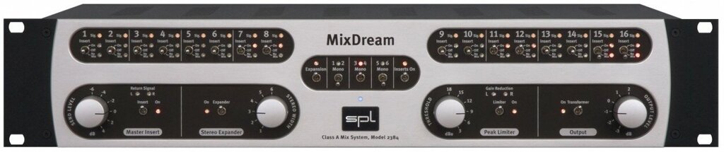 SPL MixDream 2384 линейный сумматор 16 каналов от компании MetSnab - фото 1