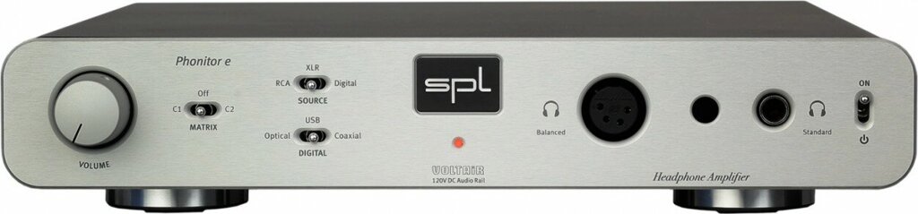 SPL Phonitor e + DAC192 silver. усилитель для наушников, цвет серебряный от компании MetSnab - фото 1