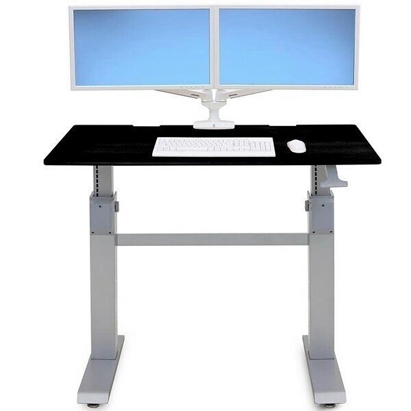 Стол Ergotron 24-567-F03, WorkFit-DL 48, Sit-Stand Desk (чёрный) от компании MetSnab - фото 1