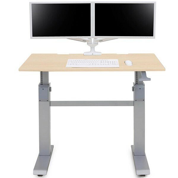 Стол Ergotron 24-567-F13, WorkFit-DL 48, Sit-Stand Desk (светлый клён) от компании MetSnab - фото 1