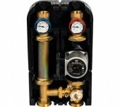 STOUT Насосная группа с 3-х ходовым приводным смесителем 1 1/4quot; с насосом Grundfos UPSO 32-65 DN 32 от компании MetSnab - фото 1