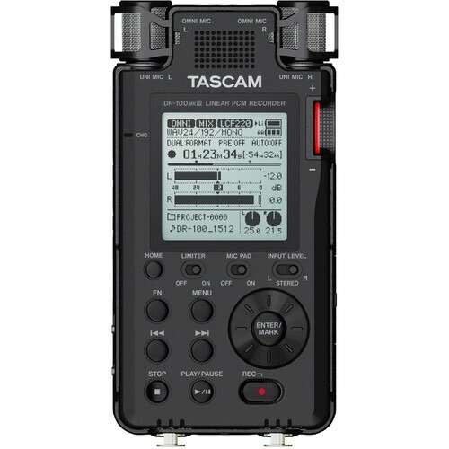 Студийный рекордер/проигрыватель TASCAM DR-100 MKIII от компании MetSnab - фото 1