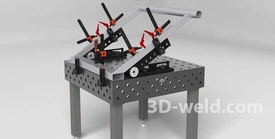 Сварочный стол 3D-Weld Expert D16 700х1100 мм от компании MetSnab - фото 1