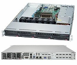 SYS-5019S-M Сервер SuperMicro SuperServer 1u no cpu (1) e3-1200v5 от компании MetSnab - фото 1