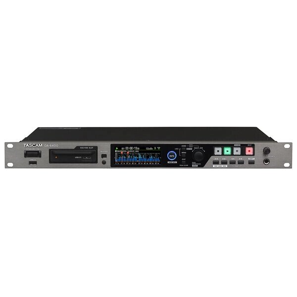 Tascam DA-6400 многоканальный рекордер 64 канала 48 kHz или 32 канала 96 kHz, запись на SSD, в комплекте AK-CC25 от компании MetSnab - фото 1