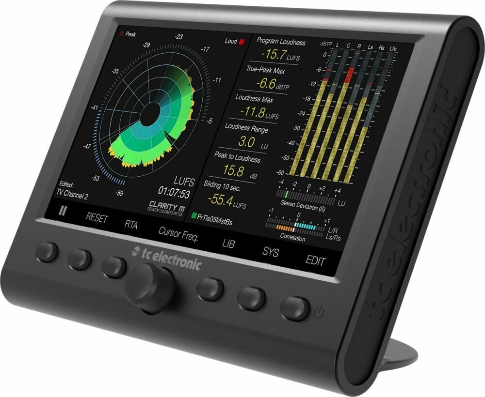 TC electronic Clarity M ЖК-монитор Стерео и 5.1 измеритель громкости от компании MetSnab - фото 1