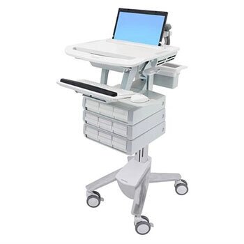 Тележка Ergotron SV43-1190-0, StyleView Laptop Cart, 9 Drawers от компании MetSnab - фото 1