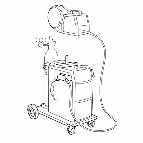 Тележка ESAB 2-х роликовая Trolley 2 Mig 4000i/5000i от компании MetSnab - фото 1