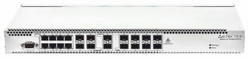 Терминал ELTEX LTE-8X OLT, 8 портов SFP-xPON, 4 комбопорта 10/100/1000, 2 порта SFP+(10G), встроенный коммутатор L2+, от компании MetSnab - фото 1