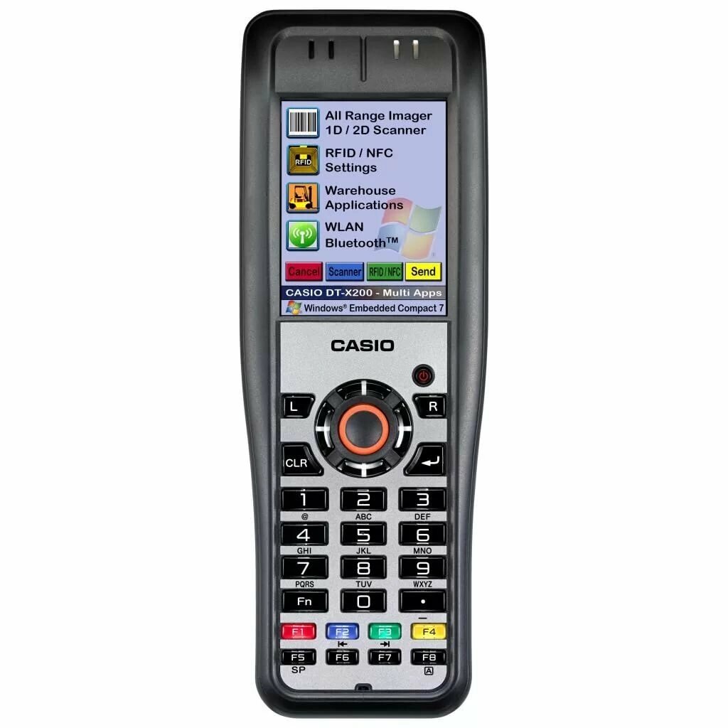 Терминал сбора данных Casio DT-X200-10E, 1D лазерный сканер, Windows CE7, 802.11b/g, Bluetooth от компании MetSnab - фото 1