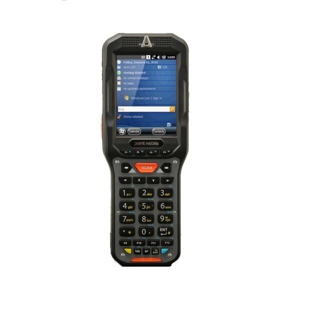 Терминал сбора данных POINT MOBILE PM450(лазерный) WiFI/BT/802.11abgn/Camera/512MB/1Gb/VGA/And 4.2/numeric/std battery от компании MetSnab - фото 1