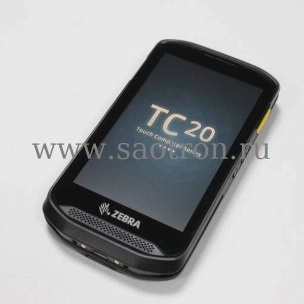 Терминал сбора данных zebra tc20 (lan, gms, eda, se2100 no camera, 2gb/16gb, 3.5mm audio jack, blank back door, row от компании MetSnab - фото 1