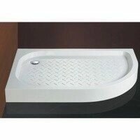 TRAY-S-RH-120/90-13-W-R Поддон литой Cezares TRAY-S-RH-120/90-13-W, с сифоном в комплекте, из искусственного камня от компании MetSnab - фото 1