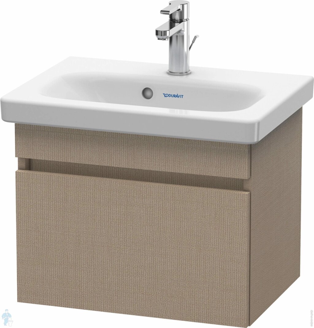 Тумба под раковину Duravit DuraStyle (500х398х368) подвесная, 1 ящик, цвет лен DS630307575 от компании MetSnab - фото 1