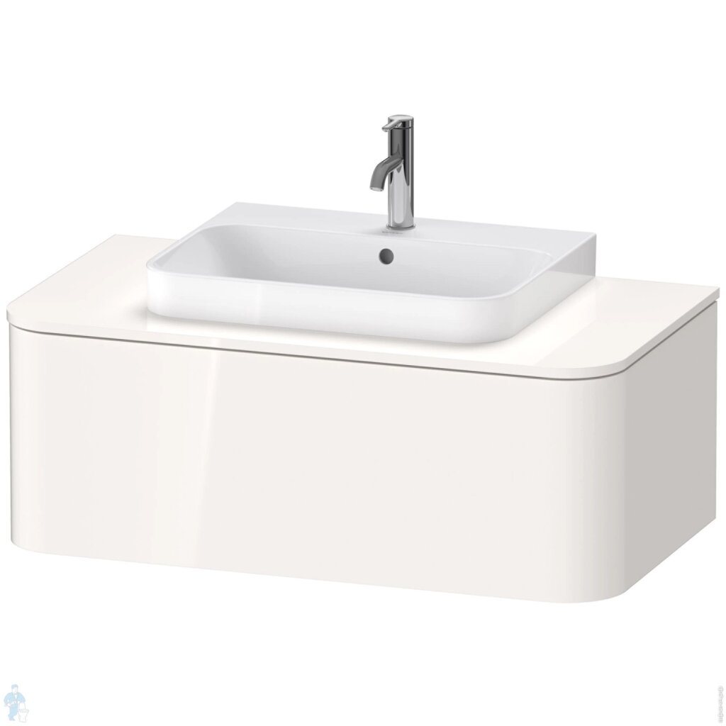 Тумба под раковину Duravit Happy D. 2 Plus 1000х354х550 1 ящик, белый глянец HP494102222 от компании MetSnab - фото 1