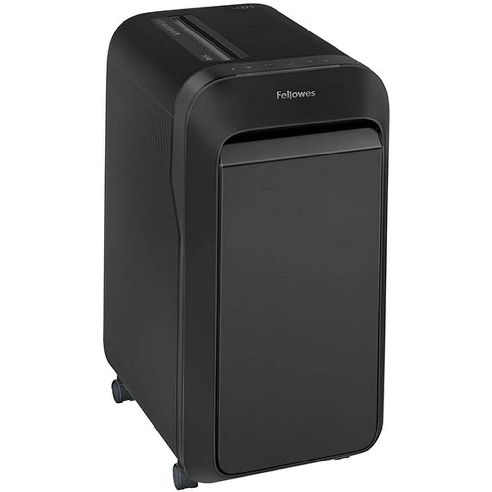 Уничтожитель бумаг Fellowes PowerShred LX221 черный (секр. P-5)/перекрестный/20лист./30лтр./скрепки/скобы/пл. карты от компании MetSnab - фото 1