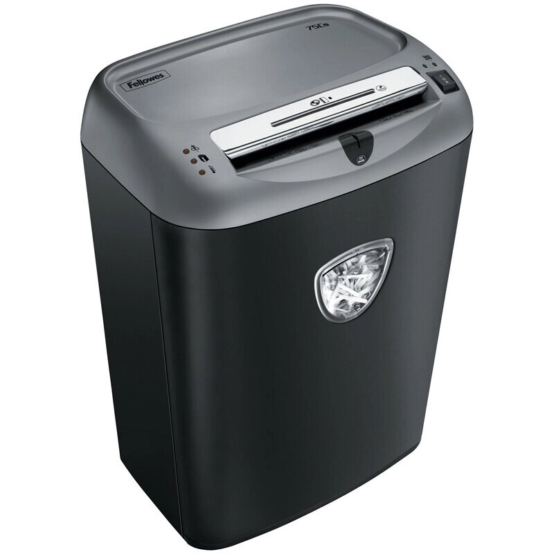 Уничтожитель документов FELLOWES PowerShred 75Cs 3 ур. секр. 4х38мм FS-4675001 от компании MetSnab - фото 1