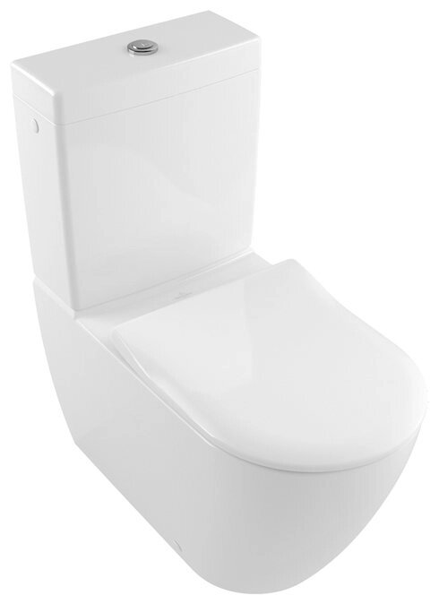 Унитаз с бачком напольный Villeroy  Boch Subway 2.0 5617R001 с горизонтальным выпуском от компании MetSnab - фото 1