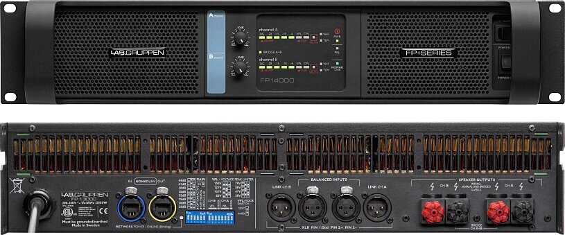 Усилители двухканальные Lab. gruppen fP14000/BP от компании MetSnab - фото 1