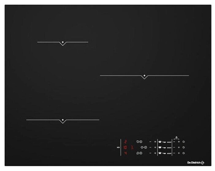 Варочная поверхность De Dietrich DPI7540B black inox от компании MetSnab - фото 1