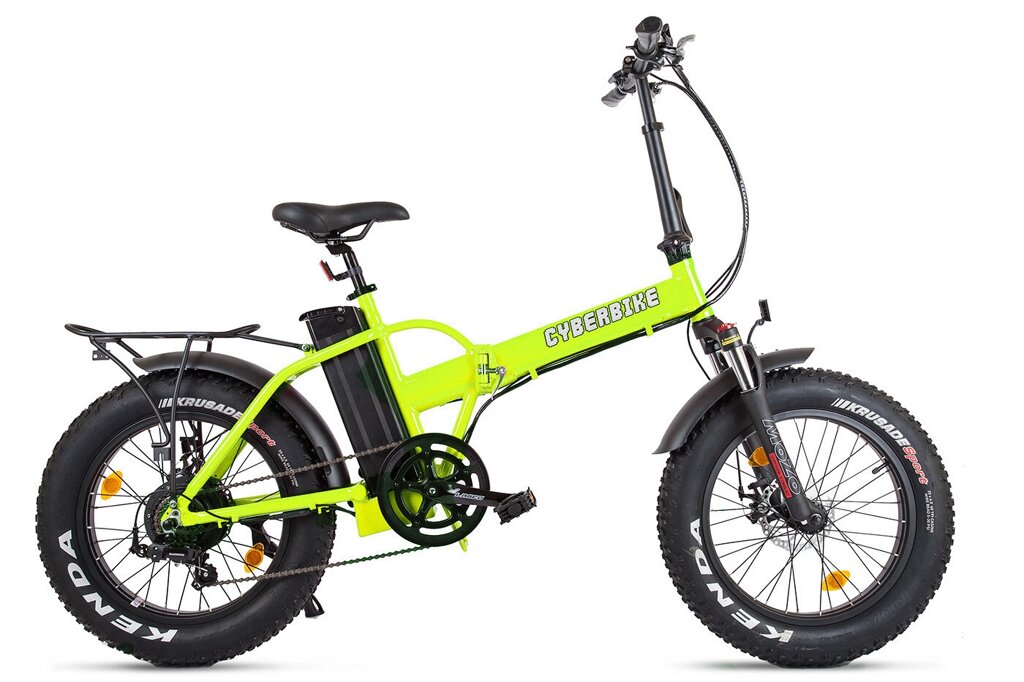 Велогибрид Eltreco Cyberbike Fat 500W 019282-1906 (Yellow/Black) от компании MetSnab - фото 1