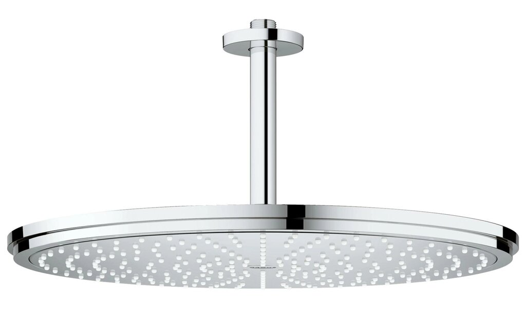 Верхний душ с душевым кронштейном GROHE Rainshower, диаметр 400 мм, хром (26256000) от компании MetSnab - фото 1