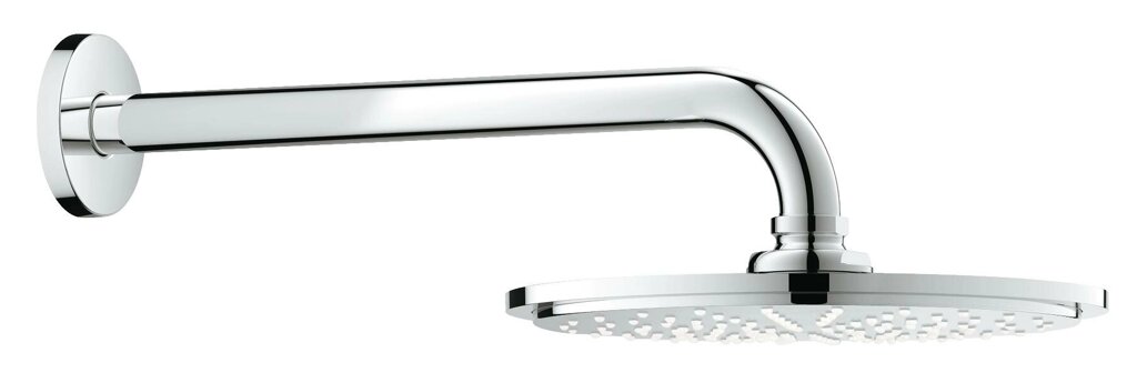 Верхний душ с кронштейном GROHE Rainshower Cosmopolitan Metal, диаметр 210 мм, хром (26052000) от компании MetSnab - фото 1