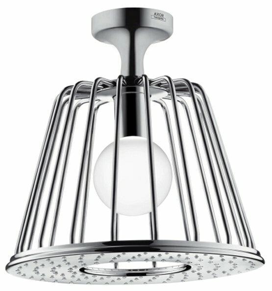 Верхний душ встраиваемый AXOR LampShower/Nendo 1jet 26032000 хром от компании MetSnab - фото 1