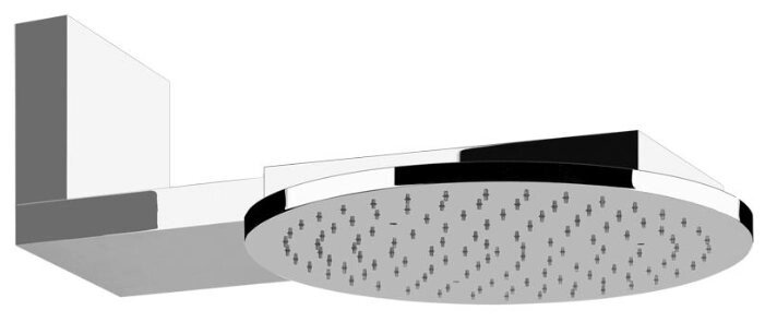 Верхний душ встраиваемый Gessi Minimali Tondo 40401.238 нержавеющая сталь от компании MetSnab - фото 1