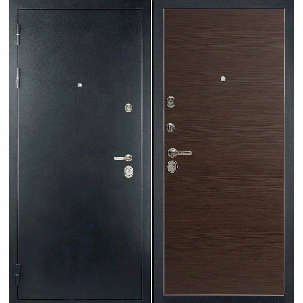 Входная металлическая дверь HAUSDOORS ProfilDoors HD6/1Z Венге Кроскут |Полотно 100 мм, Металл 1.5 мм (Товар № от компании MetSnab - фото 1