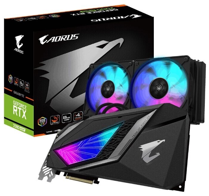 Видеокарта GIGABYTE AORUS GeForce RTX 2080 SUPER 1860MHz PCI-E 3.0 8192MB 15500MHz 256 bit 3xHDMI 3xDisplayPort HDCP от компании MetSnab - фото 1